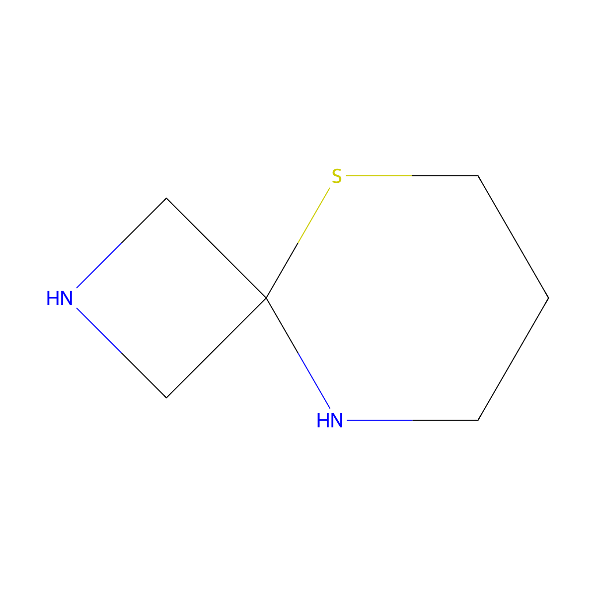 5-Thia-2,9-diazaspiro[3.5]nonane molecular structure, CAS 1537630-55-9