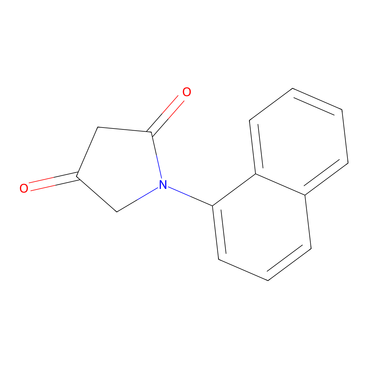 1-(Naphthalen-1-yl)pyrrolidine-2,4-dione molecular structure, CAS 1537687-14-1