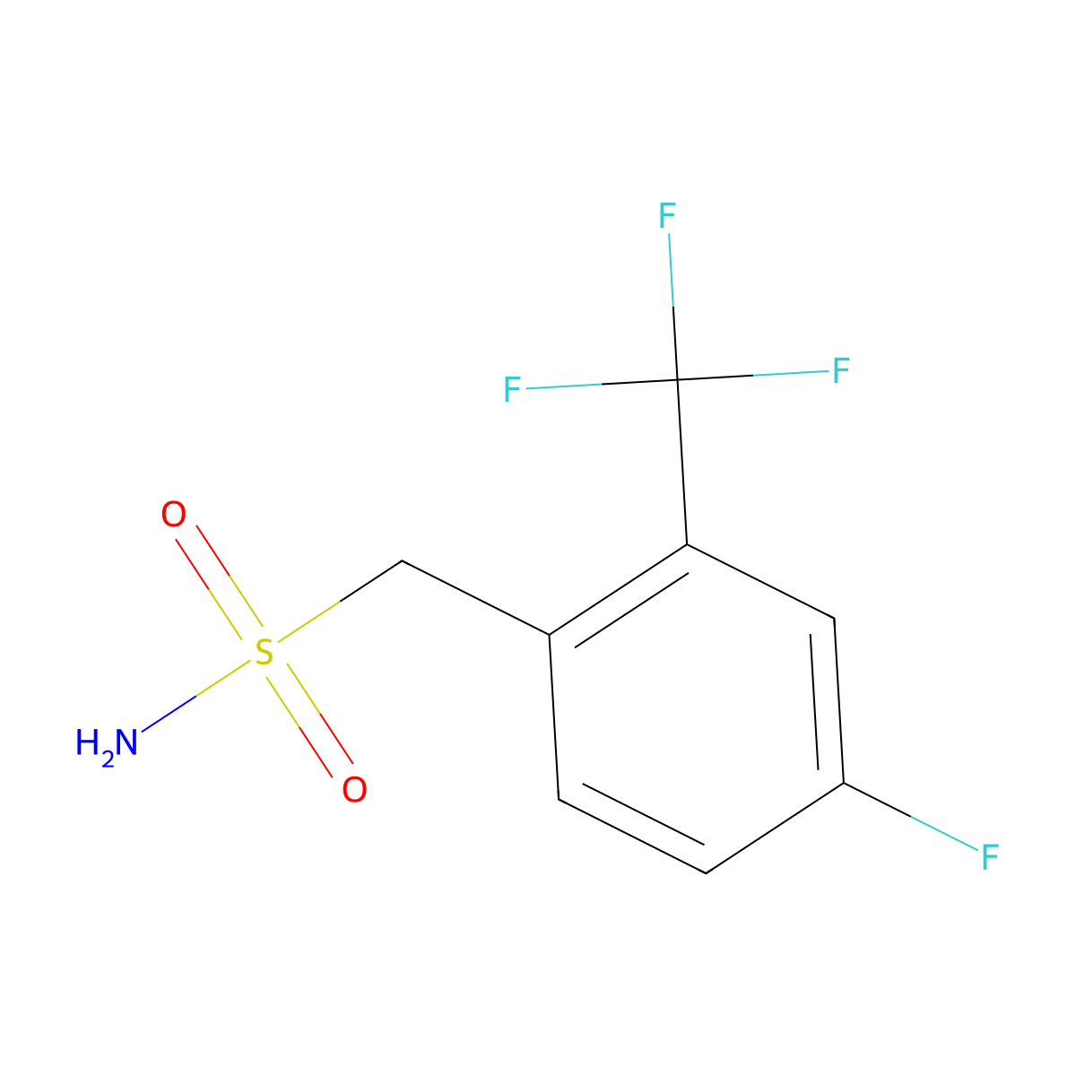 [4-Fluoro-2-(trifluoromethyl)phenyl]methanesulfonamide molecular structure, CAS 1537690-75-7