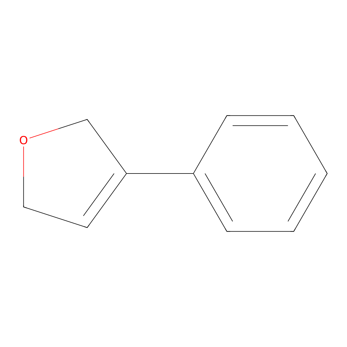 3-Phenyl-2,5-dihydrofuran molecular structure, CAS 15377-93-2