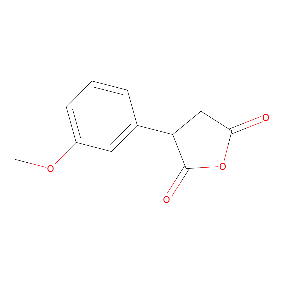 3-(3-Methoxyphenyl)oxolane-2,5-dione molecular structure, CAS 15378-03-7