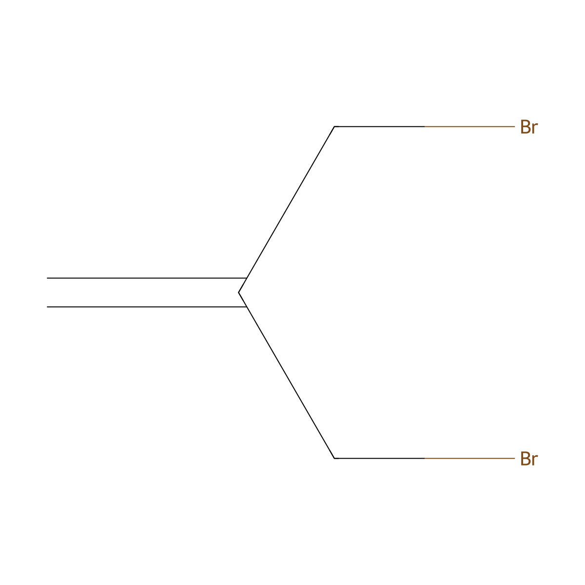 3-Bromo-2-(bromomethyl)prop-1-ene molecular structure, CAS 15378-31-1