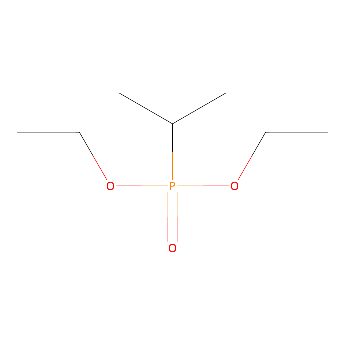 Diethyl (propan-2-yl)phosphonate molecular structure, CAS 1538-69-8
