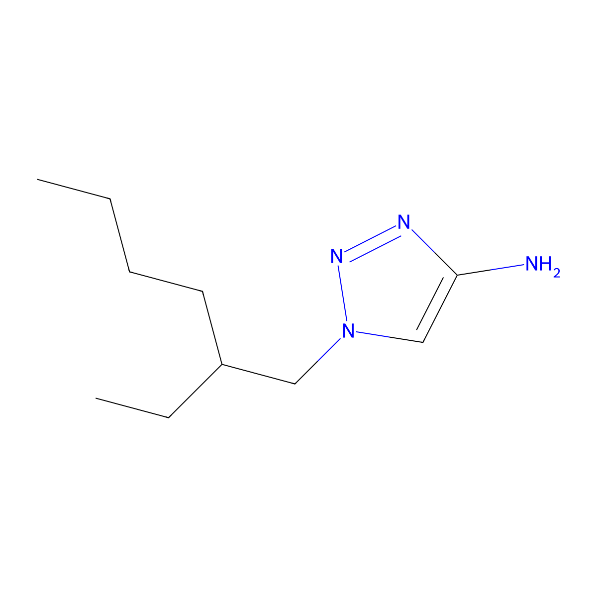 1-(2-Ethylhexyl)-1h-1,2,3-triazol-4-amine molecular structure, CAS 1538112-95-6