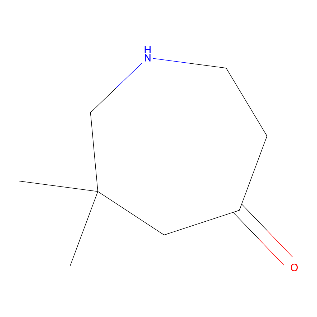 6,6-Dimethylazepan-4-one molecular structure, CAS 1538184-27-8
