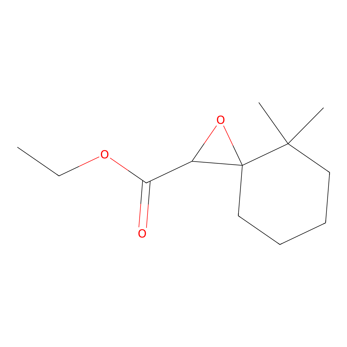 Ethyl 4,4-dimethyl-1-oxaspiro[2.5]octane-2-carboxylate molecular structure, CAS 1538226-89-9