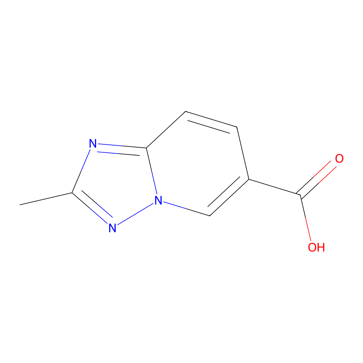 2-Methyl-[1,2,4]triazolo[1,5-a]pyridine-6-carboxylic acid molecular structure, CAS 1538440-91-3