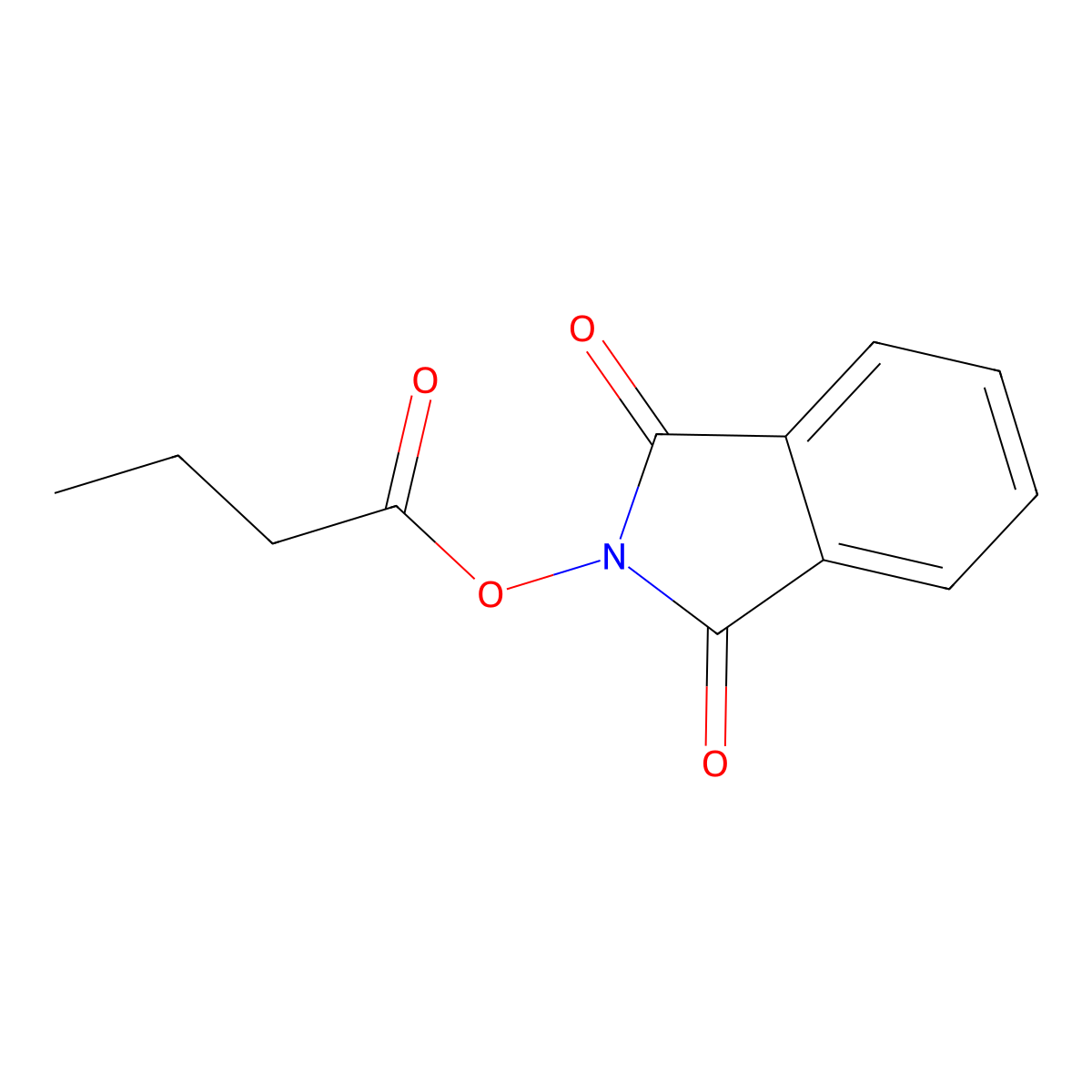 1,3-Dioxoisoindolin-2-yl butyrate molecular structure, CAS 1538551-54-0