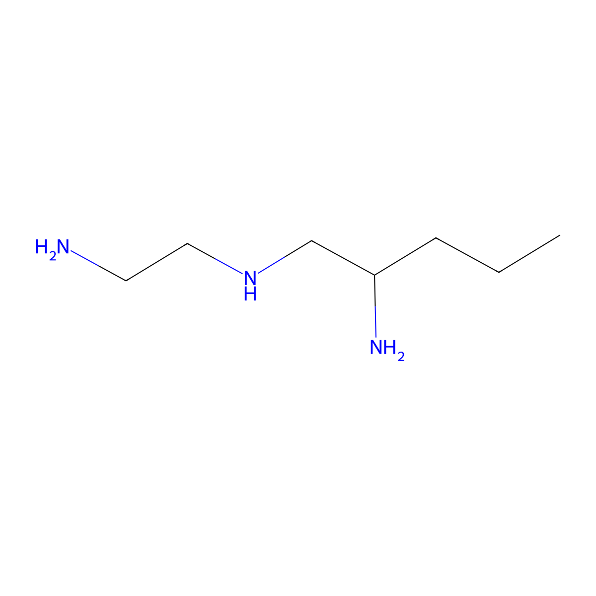 1-N-(2-aminoethyl)pentane-1,2-diamine molecular structure, CAS 1538583-45-7