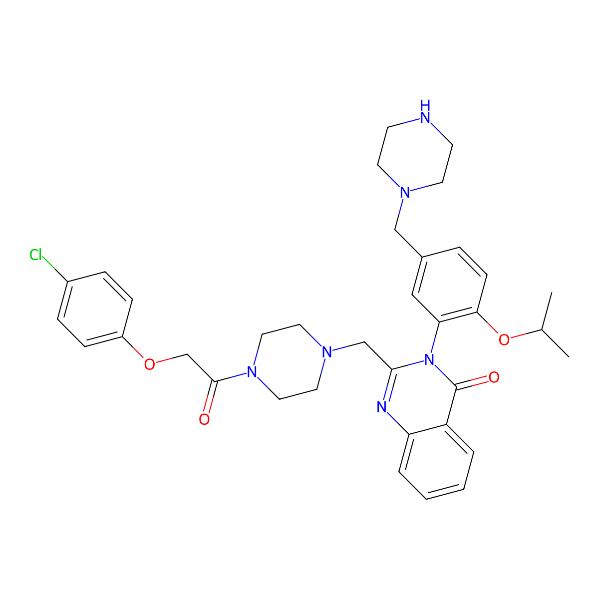 Piperazine Erastin molecular structure, CAS 1538593-71-3