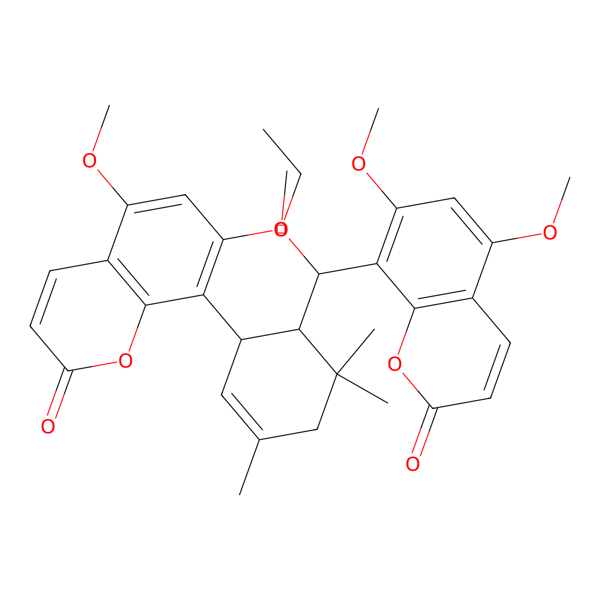 Toddalosin ethyl ether molecular structure, CAS 1538607-31-6