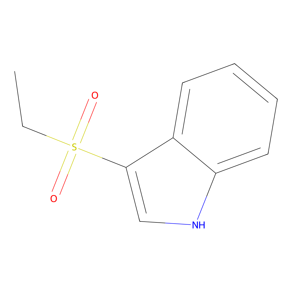 3-(Ethylsulfonyl)-1h-indole molecular structure, CAS 1538626-56-0