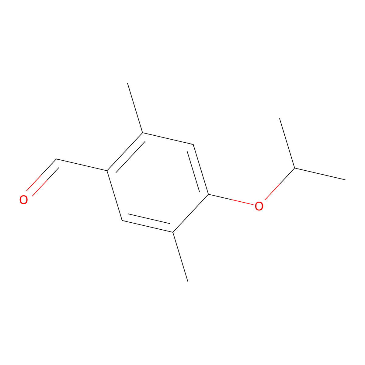 4-Isopropoxy-2,5-dimethylbenZaldehyde molecular structure, CAS 1538701-01-7