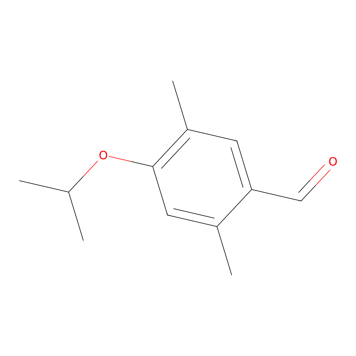 4-Isopropoxy-2,5-dimethylbenZaldehyde molecular structure, CAS 1538701-01-7