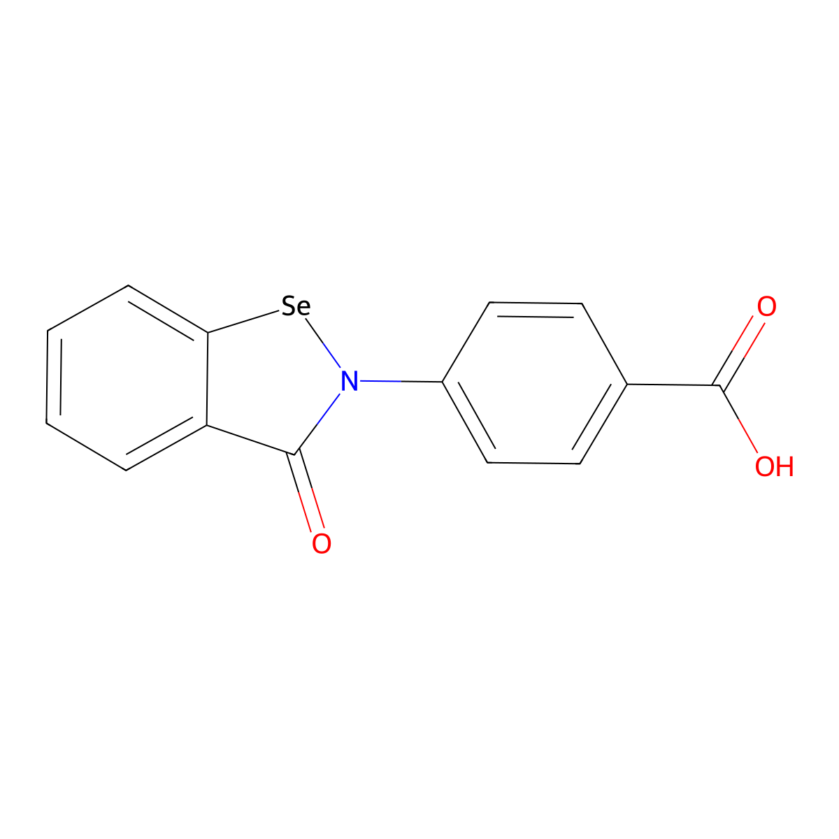 Carboxyebselen molecular structure, CAS 153871-75-1