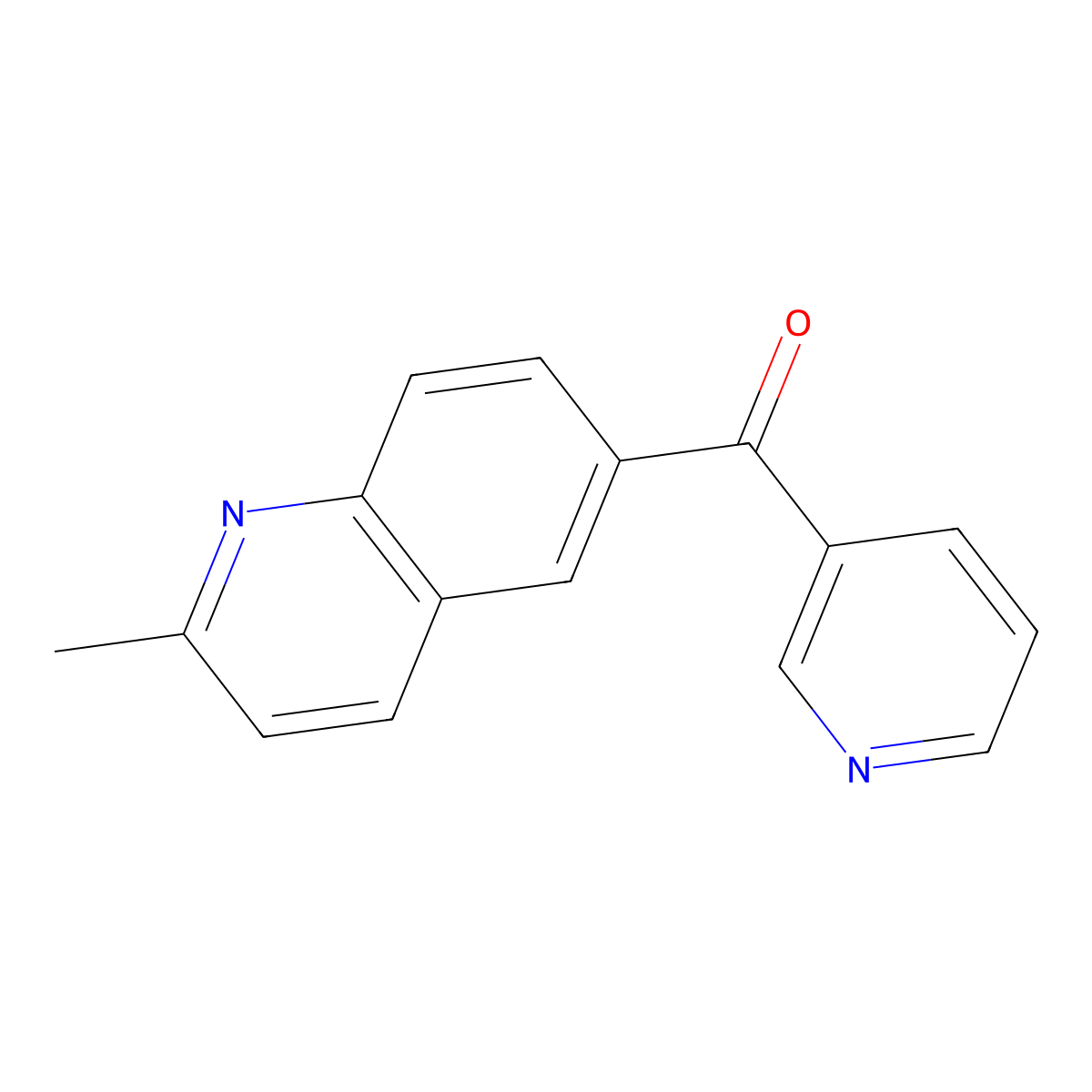 (2-Methyl-6-quinolinyl)-3-pyridinylmethanone molecular structure, CAS 1538728-80-1