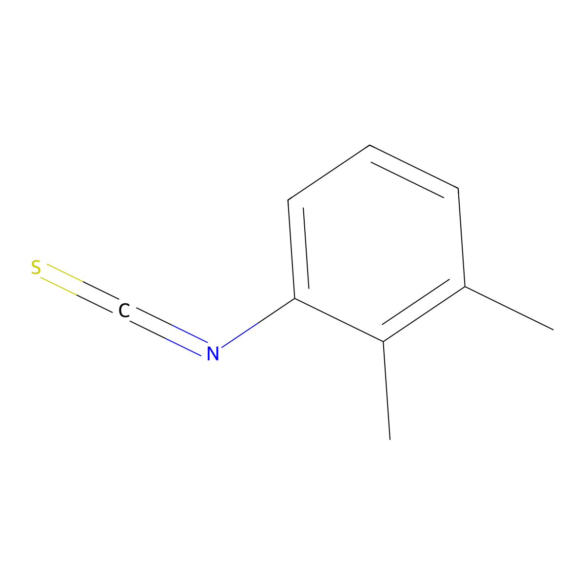 2,3-Dimethylphenylisothiocyanate molecular structure, CAS 1539-20-4