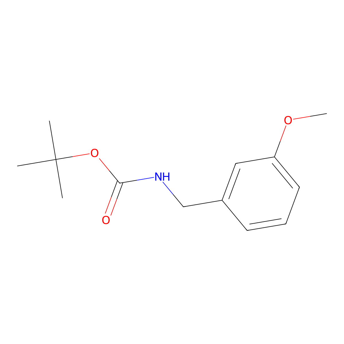 Tert-butyl 3-methoxybenzylcarbamate molecular structure, CAS 153903-22-1
