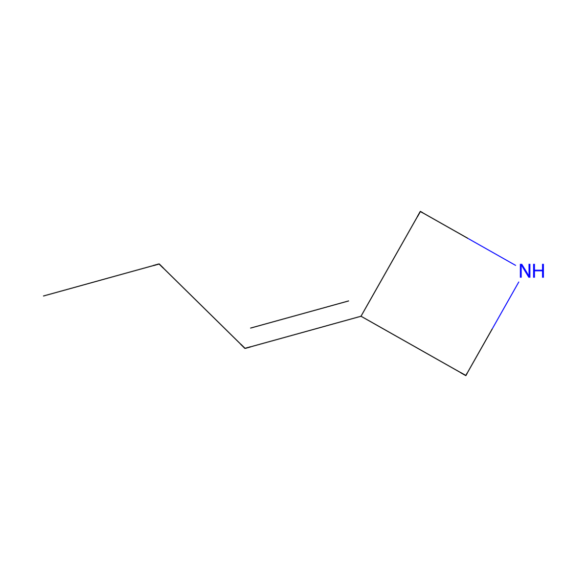 3-Propylideneazetidine molecular structure, CAS 1539107-35-1