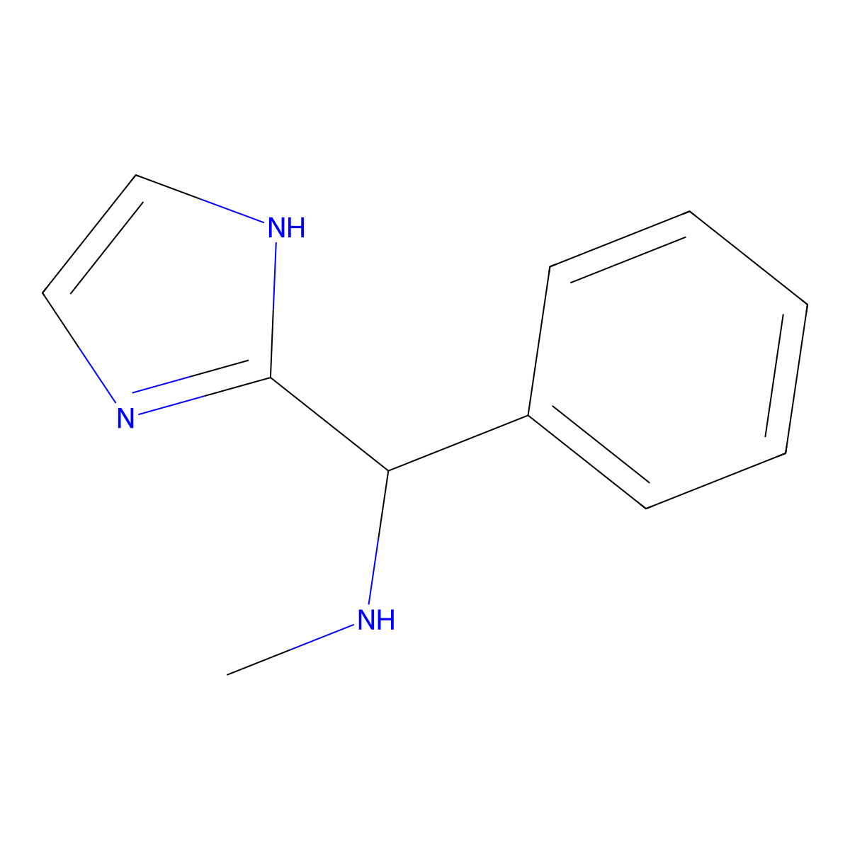 [(1H-imidazol-2-yl)(phenyl)methyl](methyl)amine molecular structure, CAS 1539246-51-9