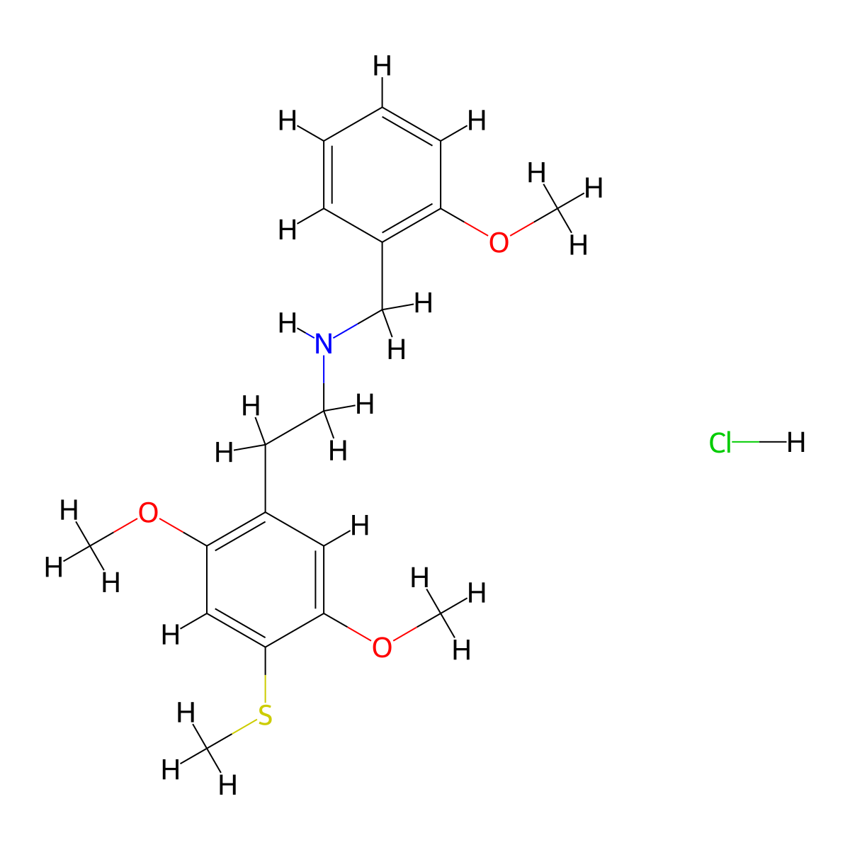 25T-NBOMe (hydrochloride) molecular structure, CAS 1539266-47-1