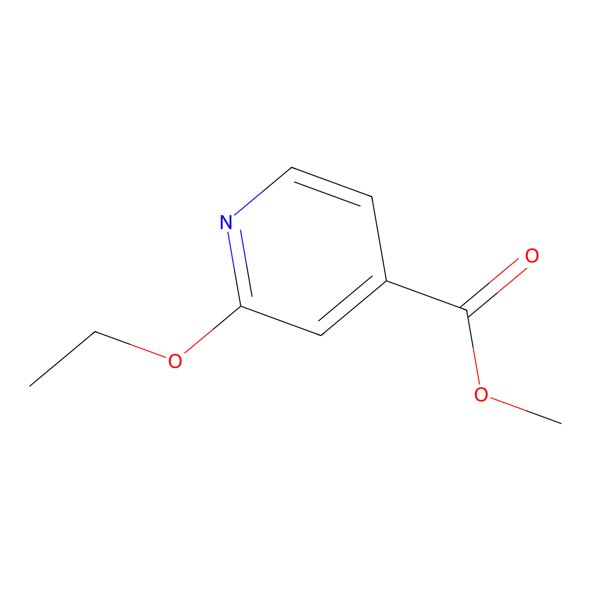 Methyl 2-ethoxypyridine-4-carboxylate molecular structure, CAS 153928-57-5