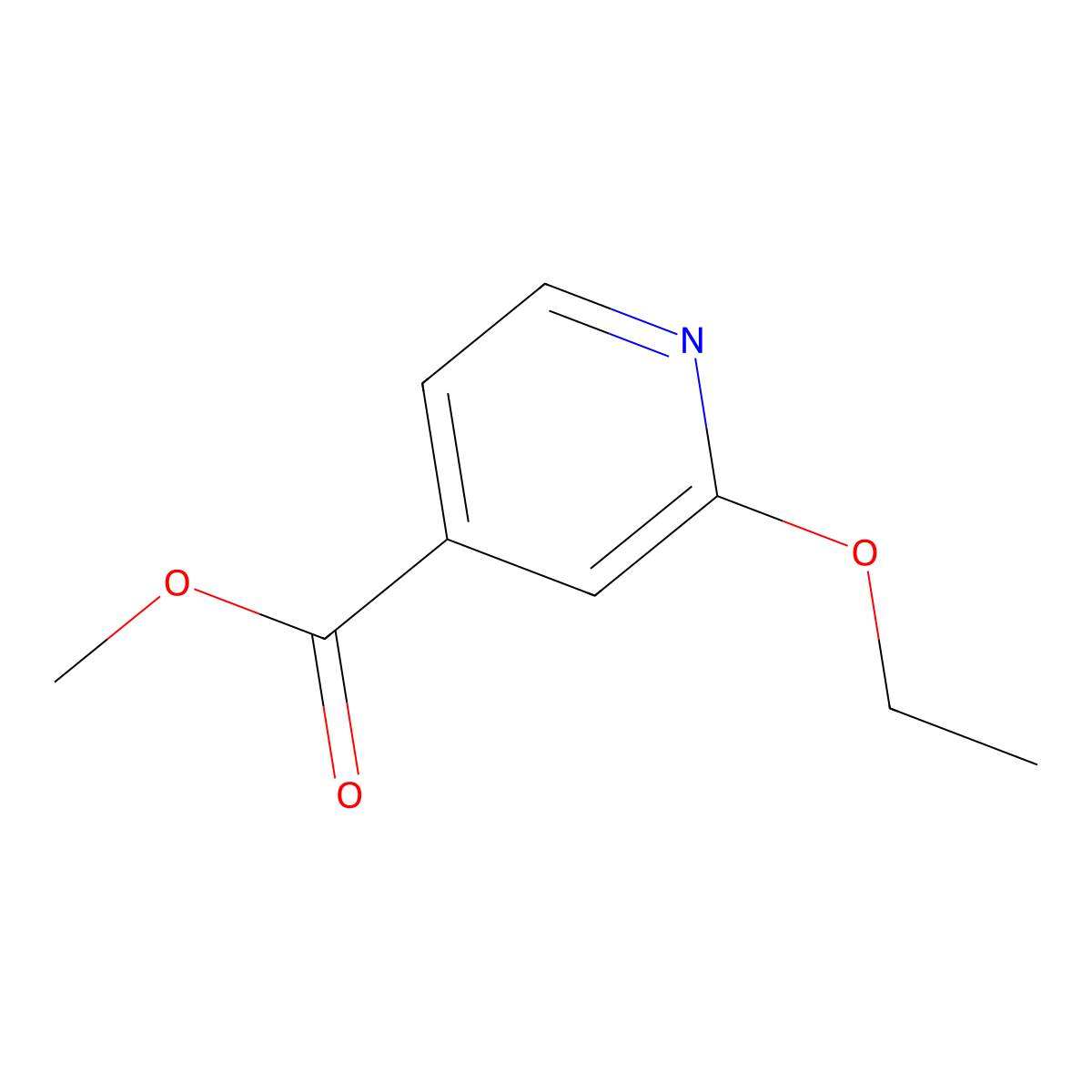 Methyl 2-ethoxypyridine-4-carboxylate molecular structure, CAS 153928-57-5
