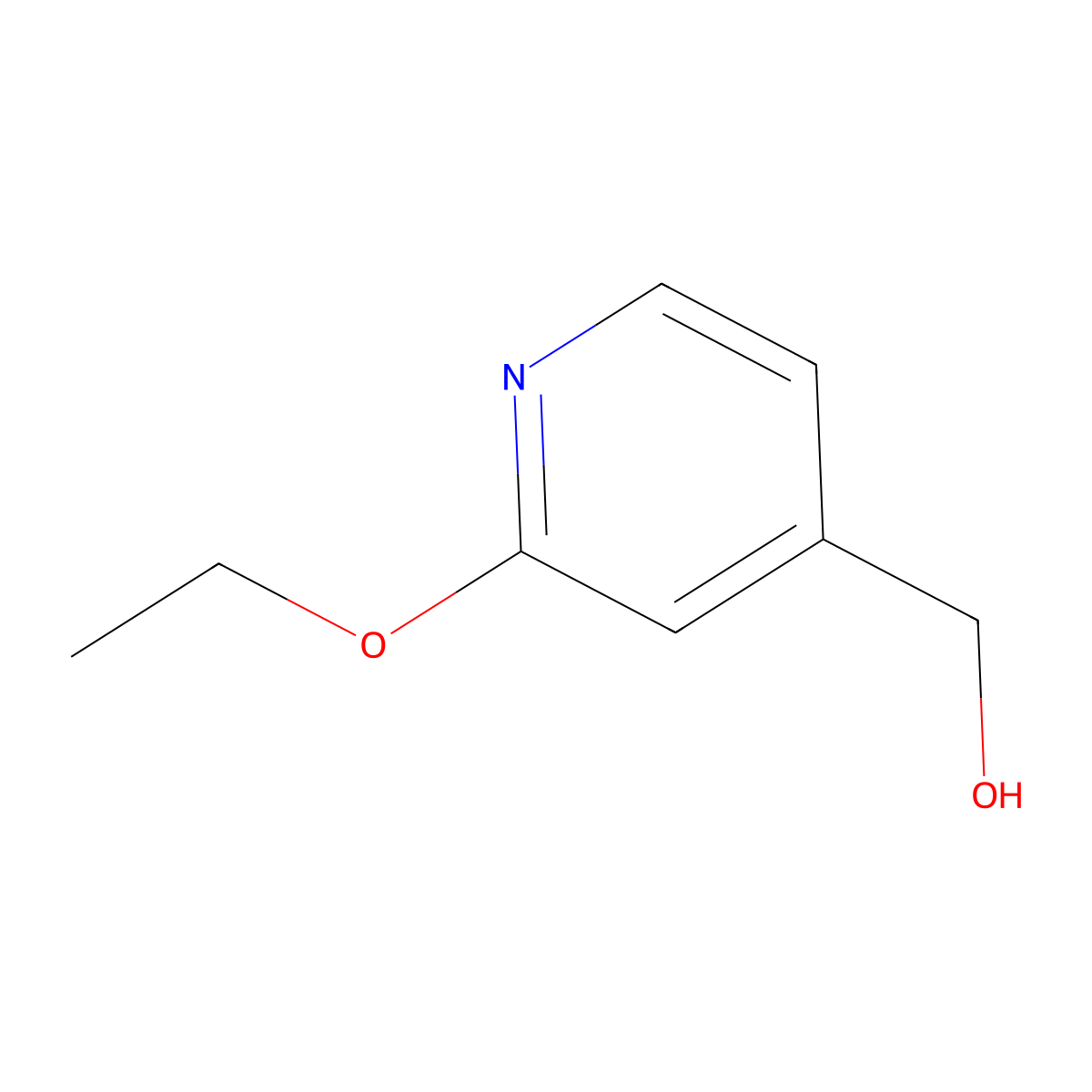 (2-Ethoxypyridin-4-yl)methanol molecular structure, CAS 153928-58-6