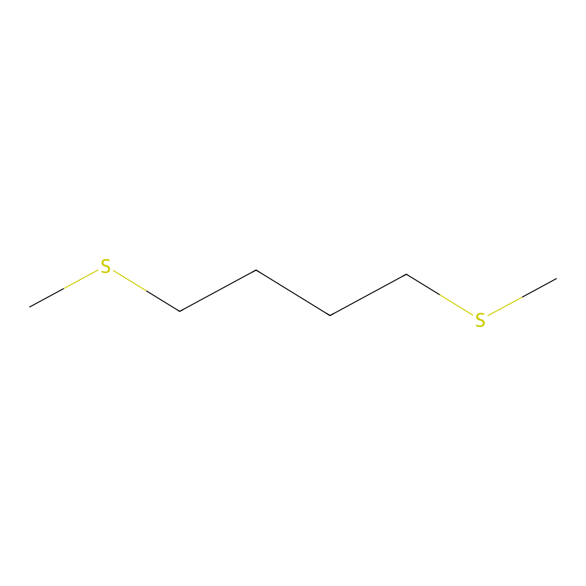 2,7-Dithiaoctane molecular structure, CAS 15394-33-9