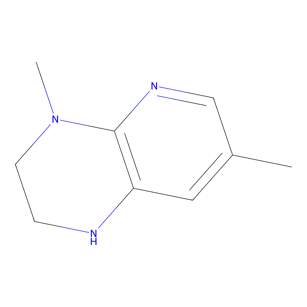 4,7-Dimethyl-1H,2H,3H,4H-pyrido[2,3-B]pyrazine molecular structure, CAS 1539403-83-2
