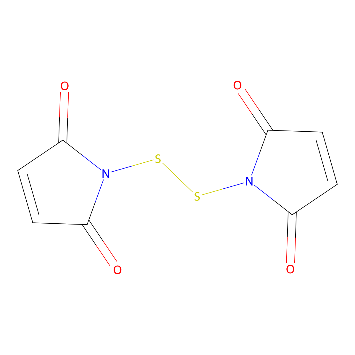 1-[(2,5-Dioxoazolinyl)disulfanyl]azoline-2,5-dione molecular structure, CAS 15395-94-5