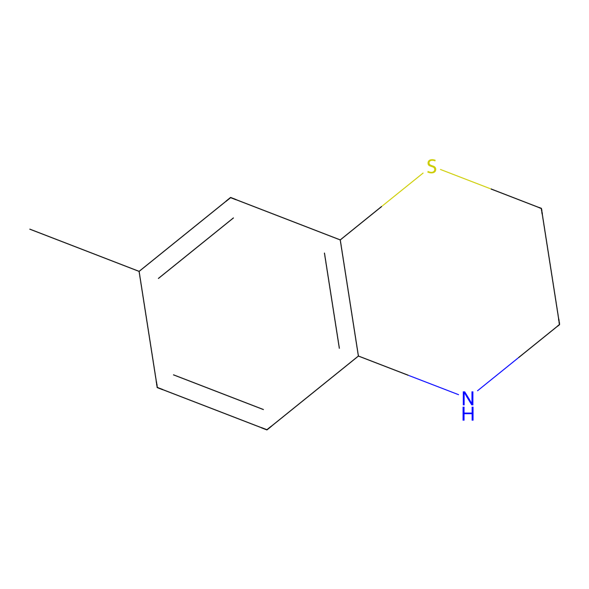7-Methyl-3,4-dihydro-2H-1,4-benzothiazine molecular structure, CAS 153953-26-5