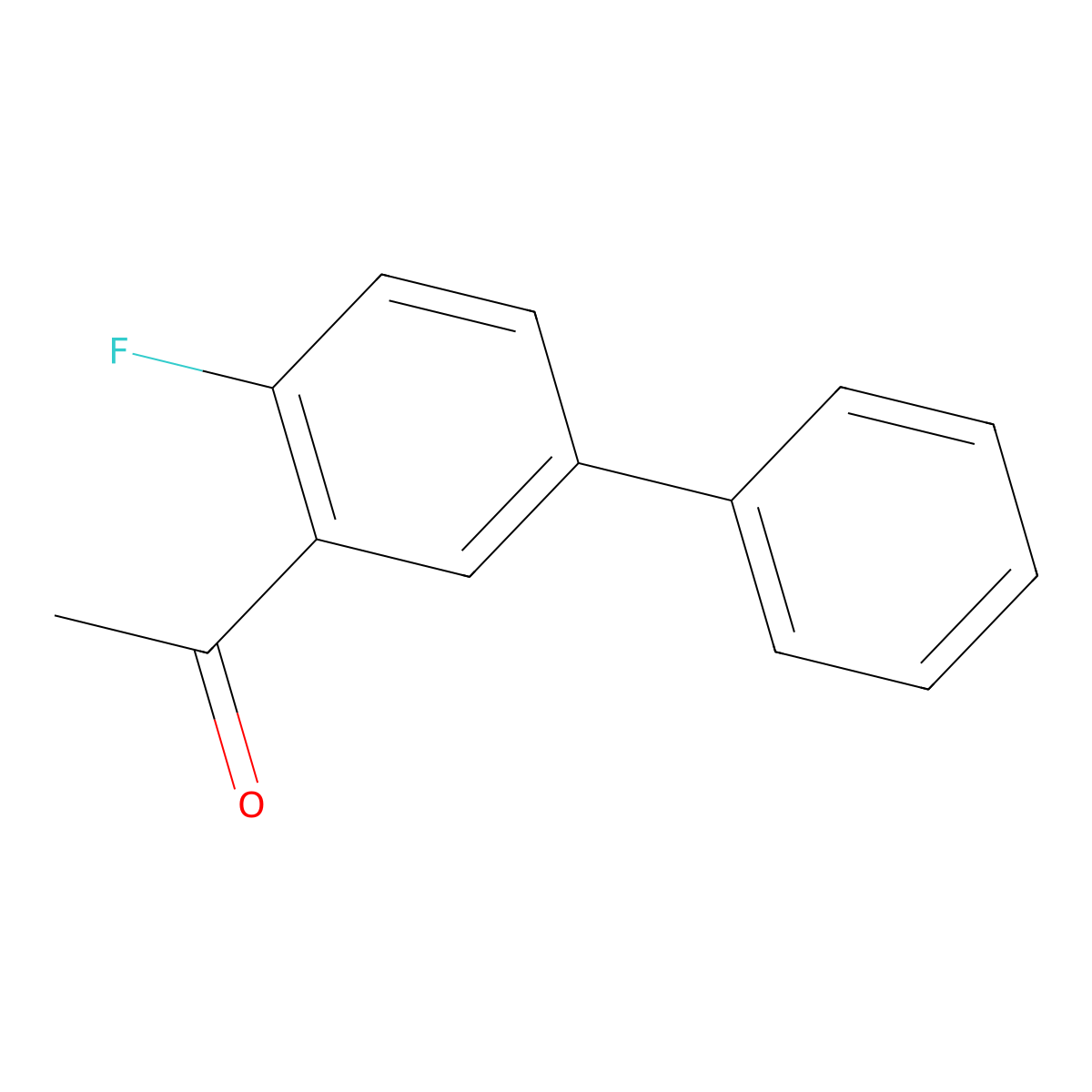 1-(4-Fluoro[1,1'-biphenyl]-3-yl)ethanone molecular structure, CAS 1539639-80-9