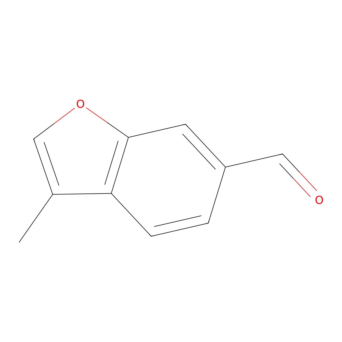 3-Methylbenzofuran-6-carbaldehyde molecular structure, CAS 1539655-65-6