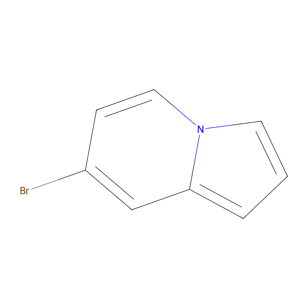 7-Bromoindolizine molecular structure, CAS 1539657-44-7