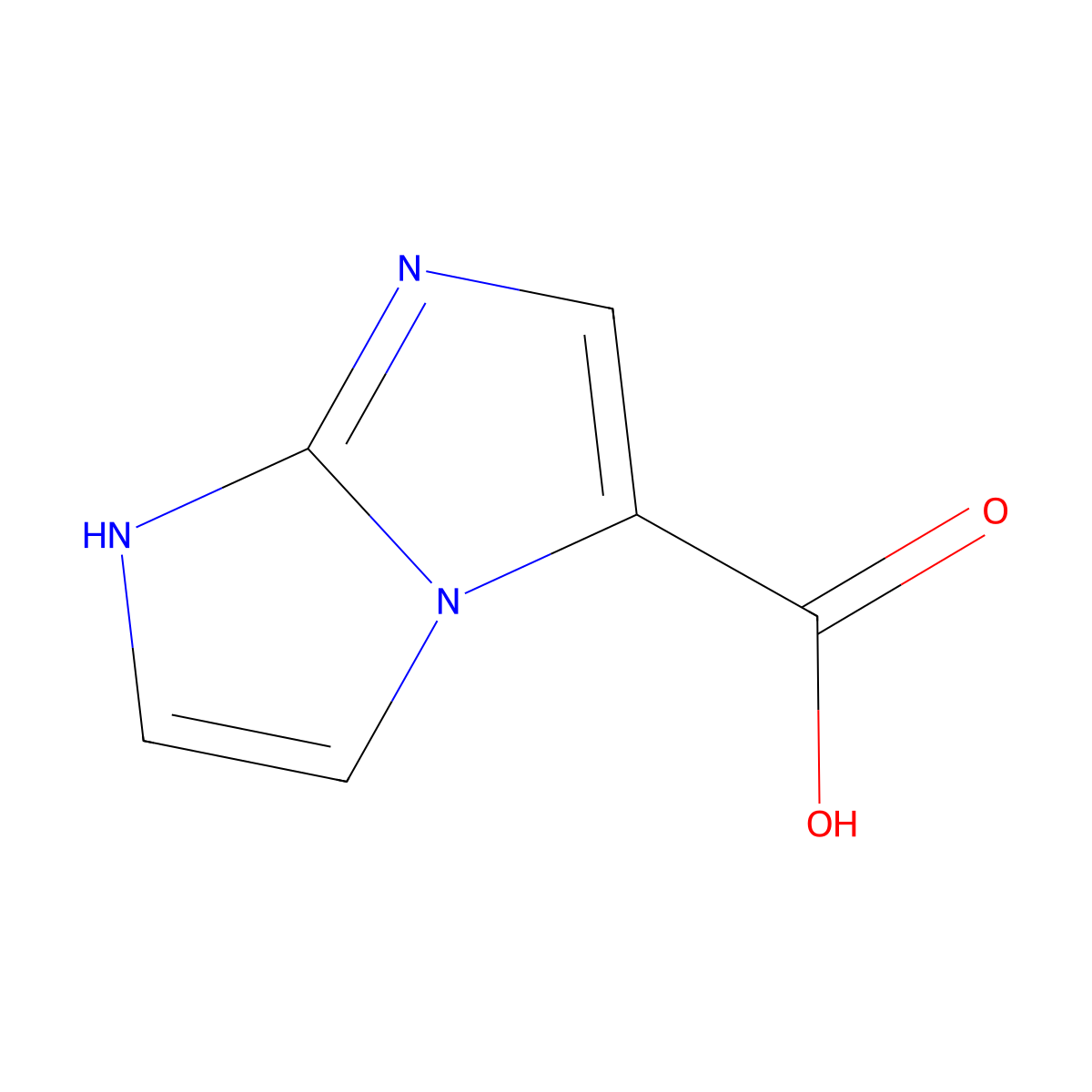 1H-imidazo[1,2-a][1,3]diazole-5-carboxylic acid molecular structure, CAS 1539747-77-7