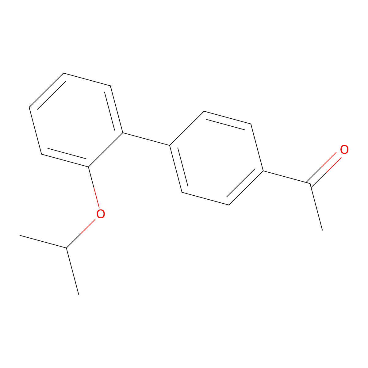 1-[2'-(1-Methylethoxy)[1,1'-biphenyl]-4-yl]ethanone molecular structure, CAS 1539789-15-5