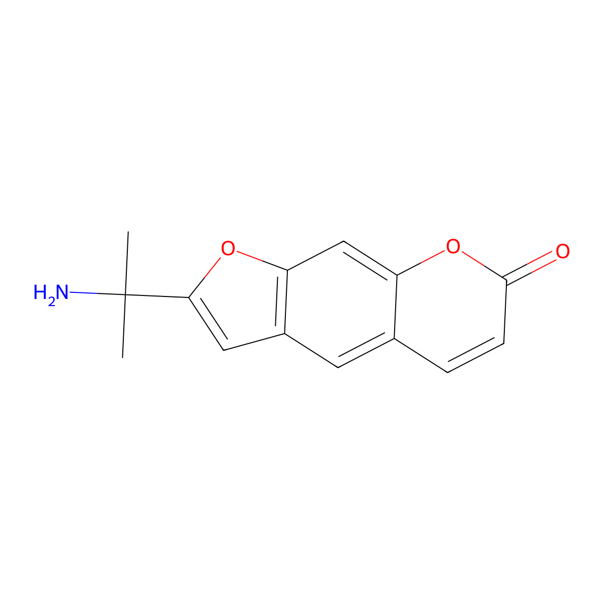 Prangosine molecular structure, CAS 15399-67-4