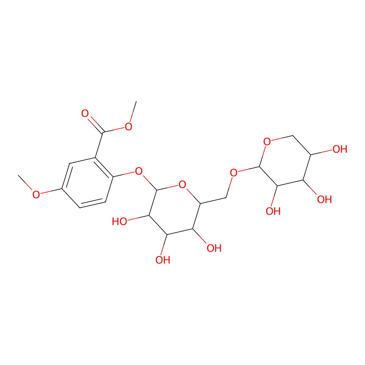 Primulaverin molecular structure, CAS 154-61-0