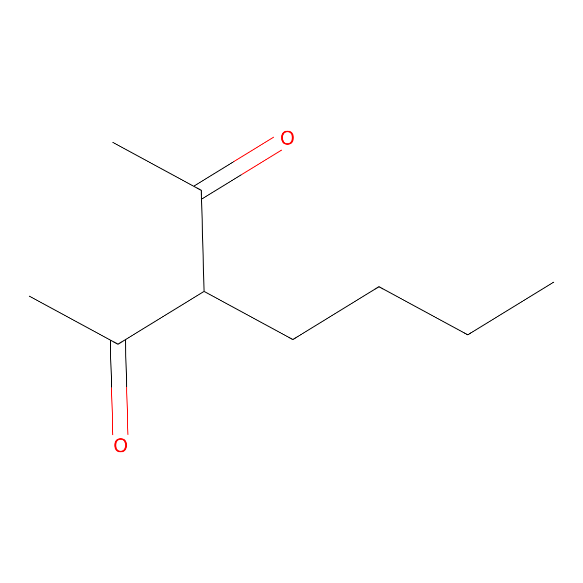 3-Butylpentane-2,4-dione molecular structure, CAS 1540-36-9