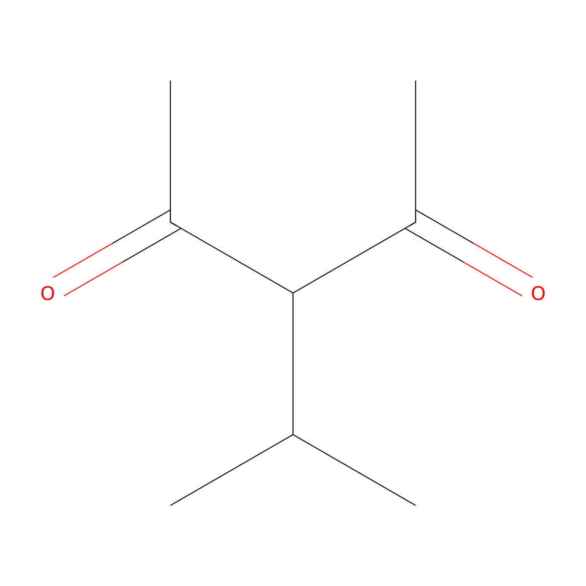 3-(1-Methylethyl)pentane-2,4-dione molecular structure, CAS 1540-38-1