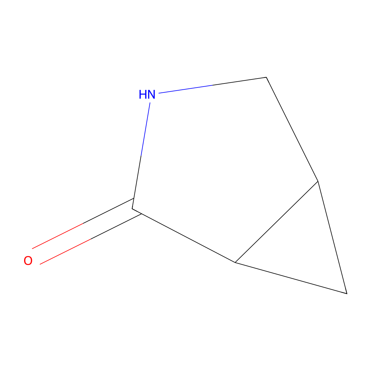 rac-(1R,5S)-3-azabicyclo[3.1.0]hexan-2-one molecular structure, CAS 154001-70-4