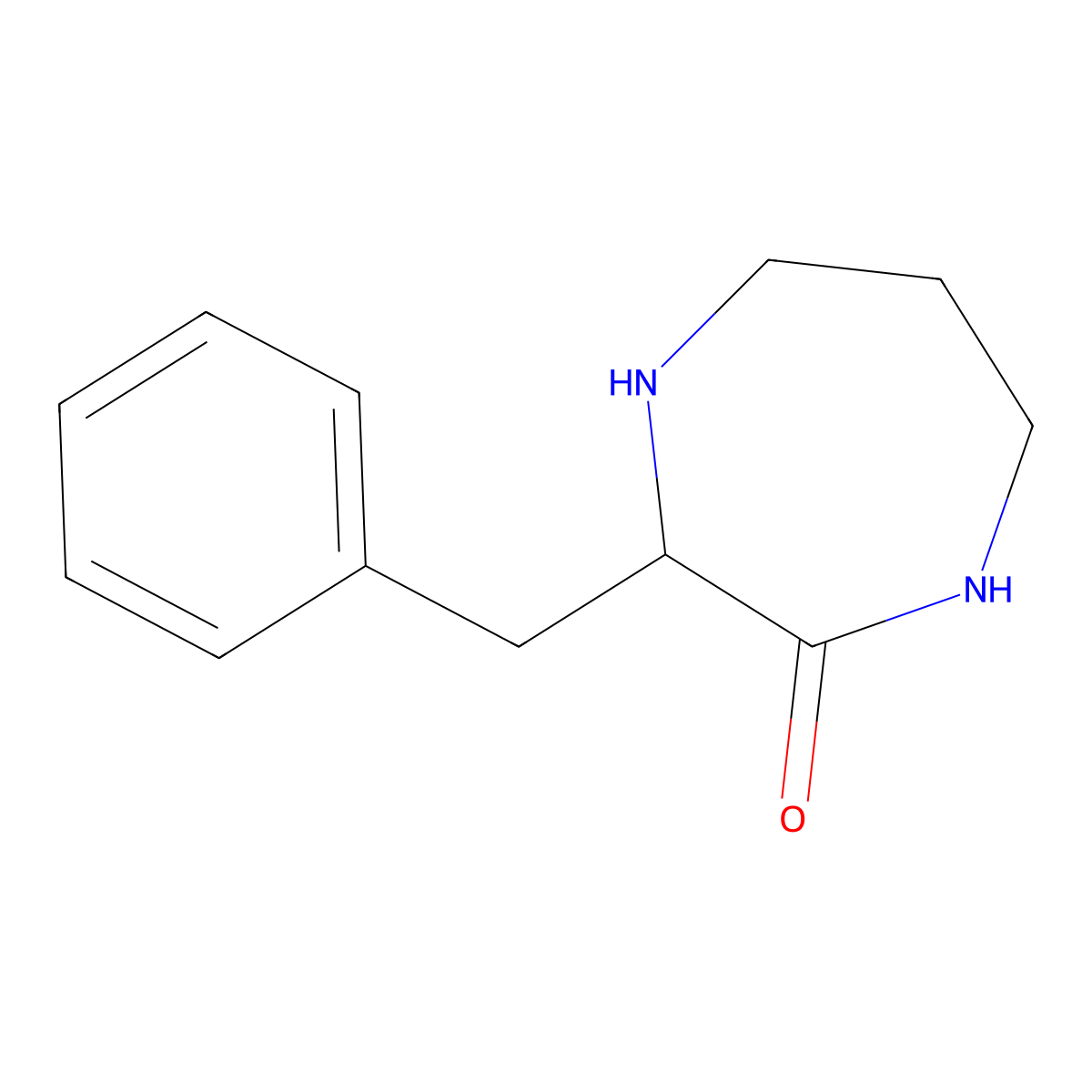 3-Benzyl-1,4-diazepan-2-one molecular structure, CAS 1540092-08-7