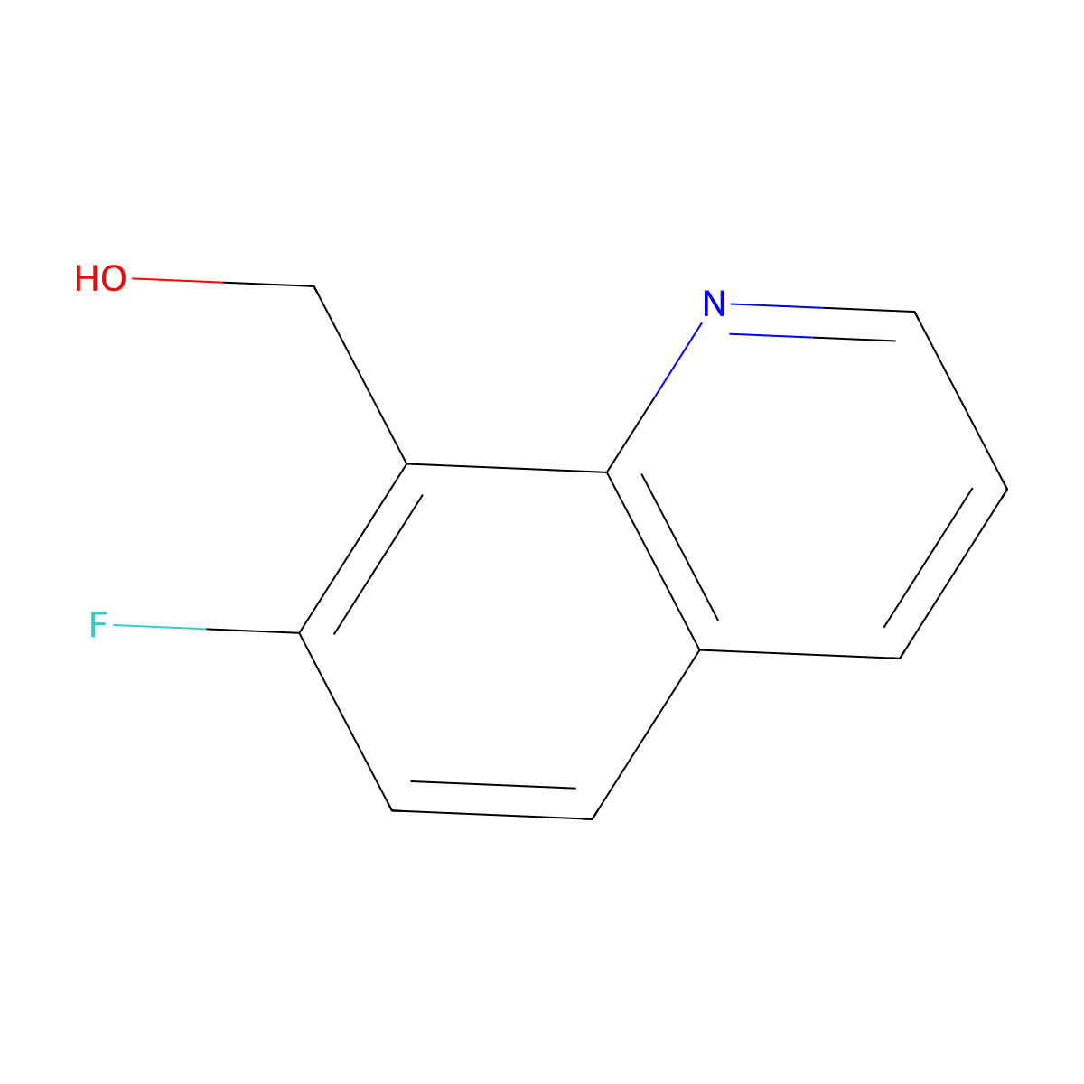 (7-Fluoroquinolin-8-yl)methanol molecular structure, CAS 1540095-36-0