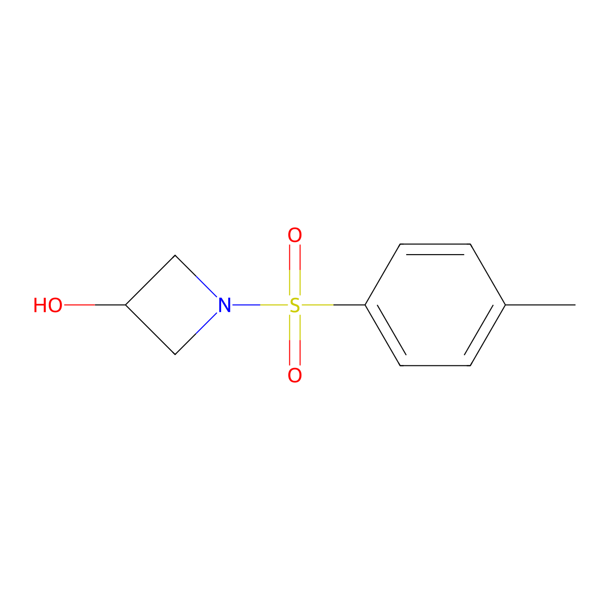 1-Tosylazetidin-3-OL molecular structure, CAS 154010-96-5