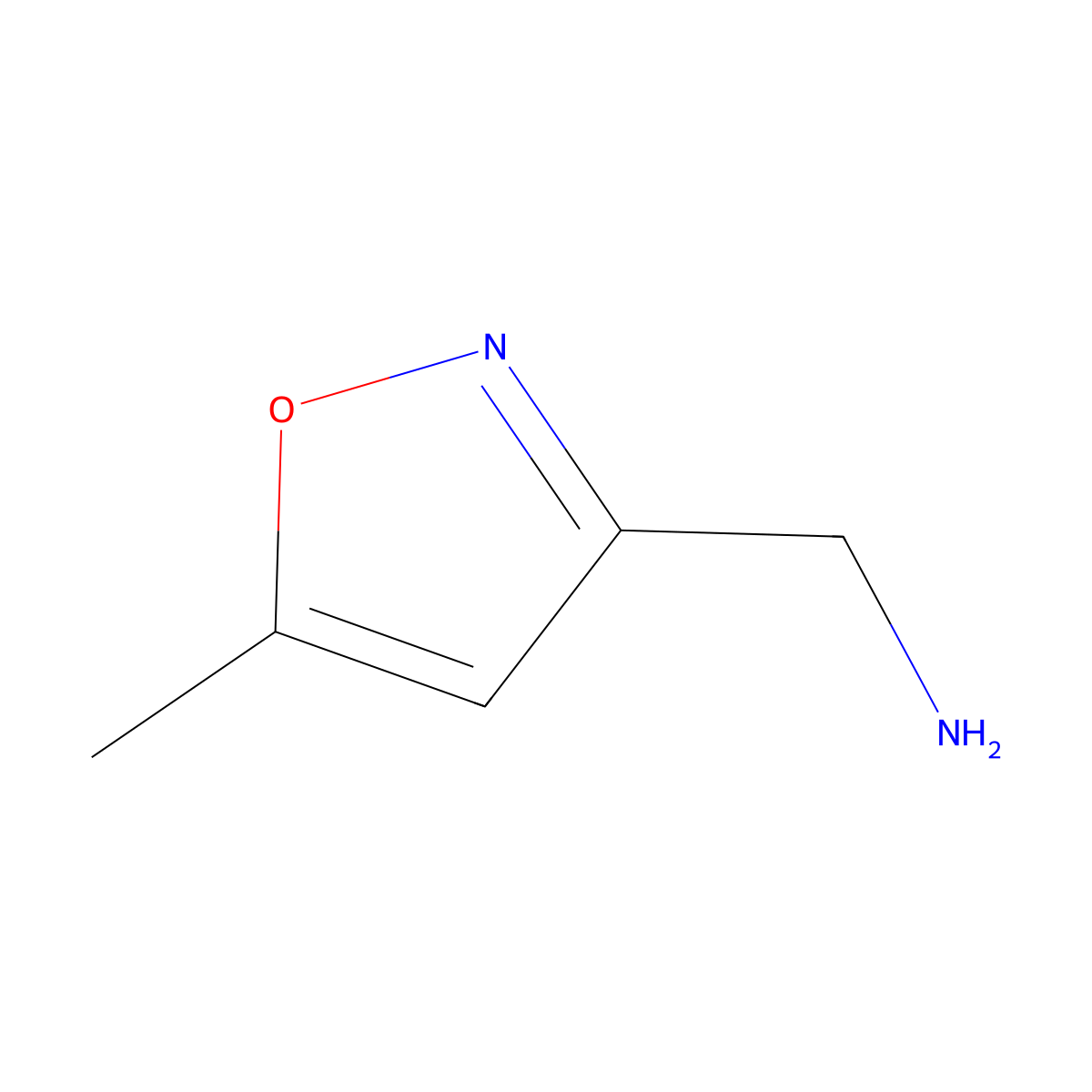1-(5-Methyl-1,2-oxazol-3-yl)methanamine molecular structure, CAS 154016-48-5