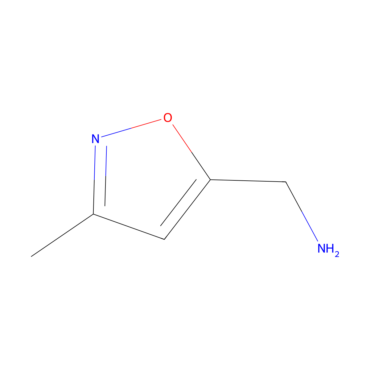 (3-Methylisoxazol-5-yl)methanamine molecular structure, CAS 154016-55-4