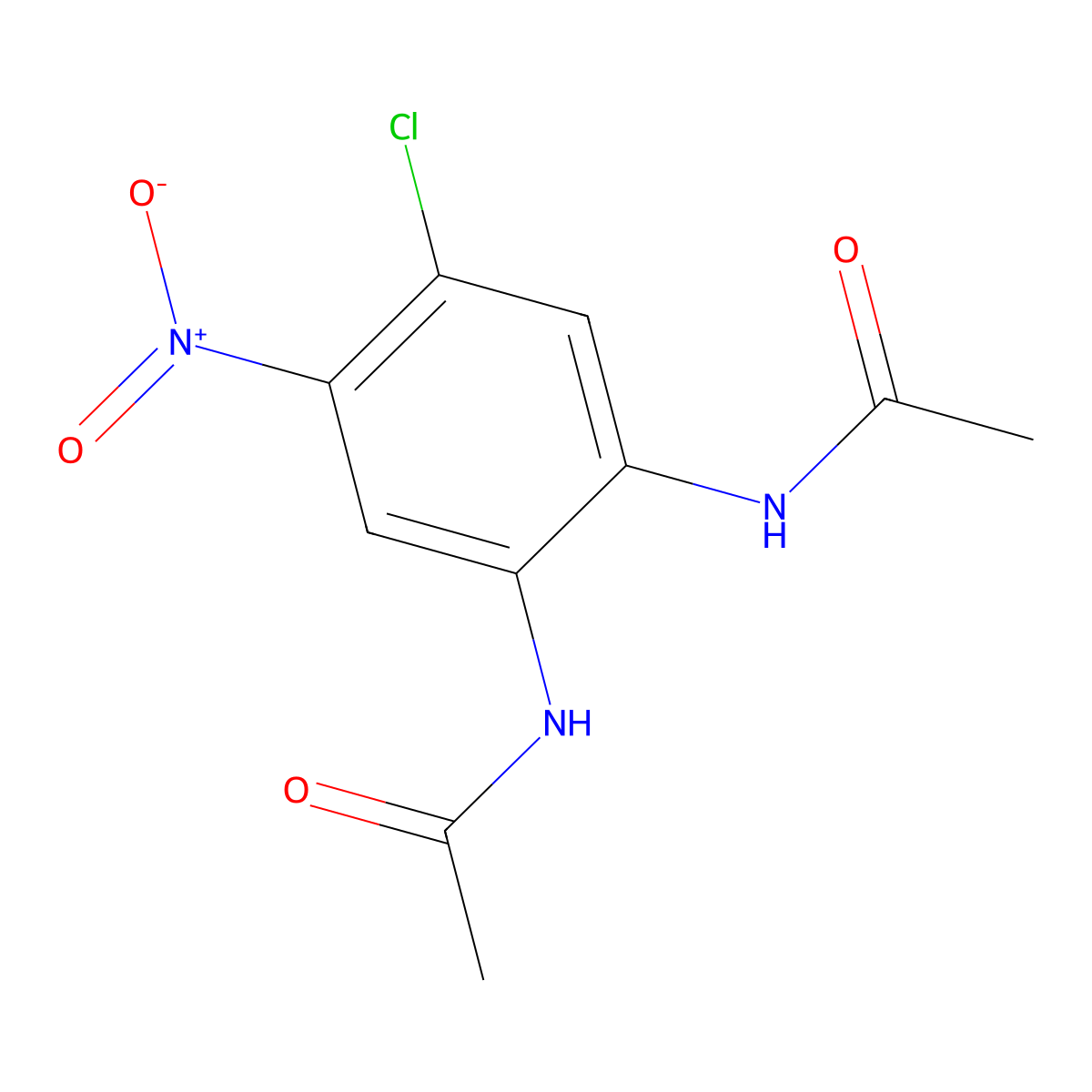N-(5-chloro-2-acetamido-4-nitrophenyl)acetamide molecular structure, CAS 154017-63-7