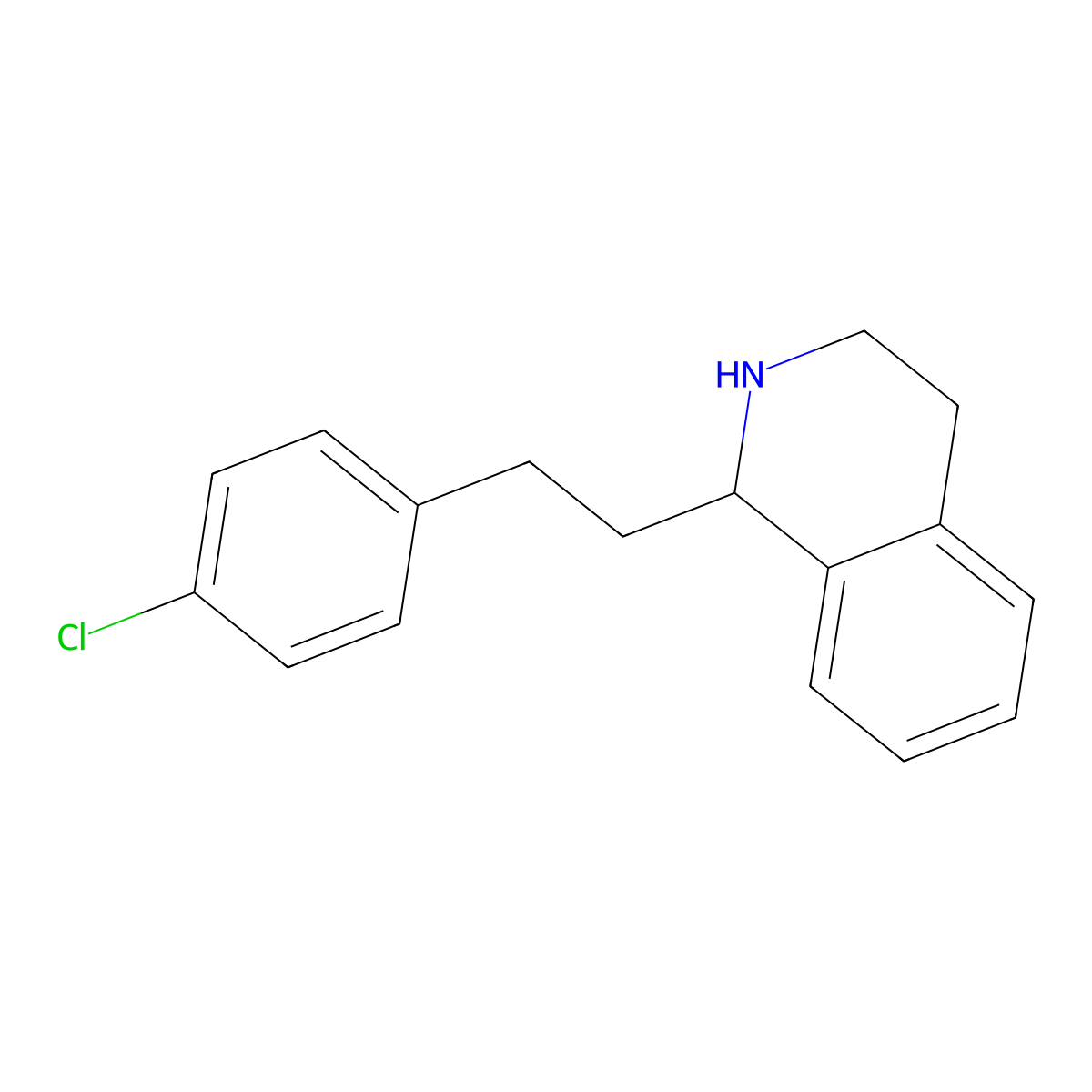 1-[2-(4-Chlorophenyl)ethyl]-1,2,3,4-tetrahydroisoquinoline molecular structure, CAS 1540199-44-7