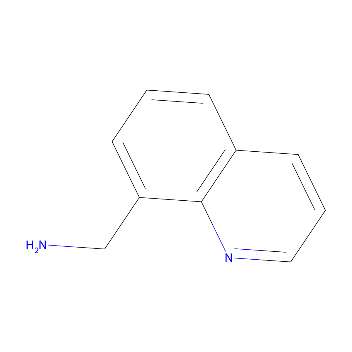 (Quinolin-8-yl)methanamine molecular structure, CAS 15402-71-8